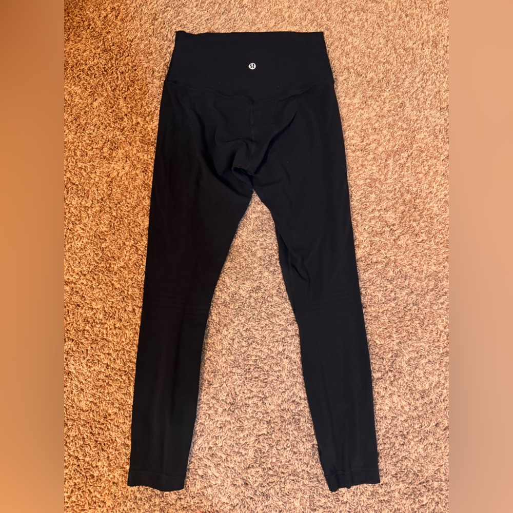 lululemon align pant 25” gently used size 4 black